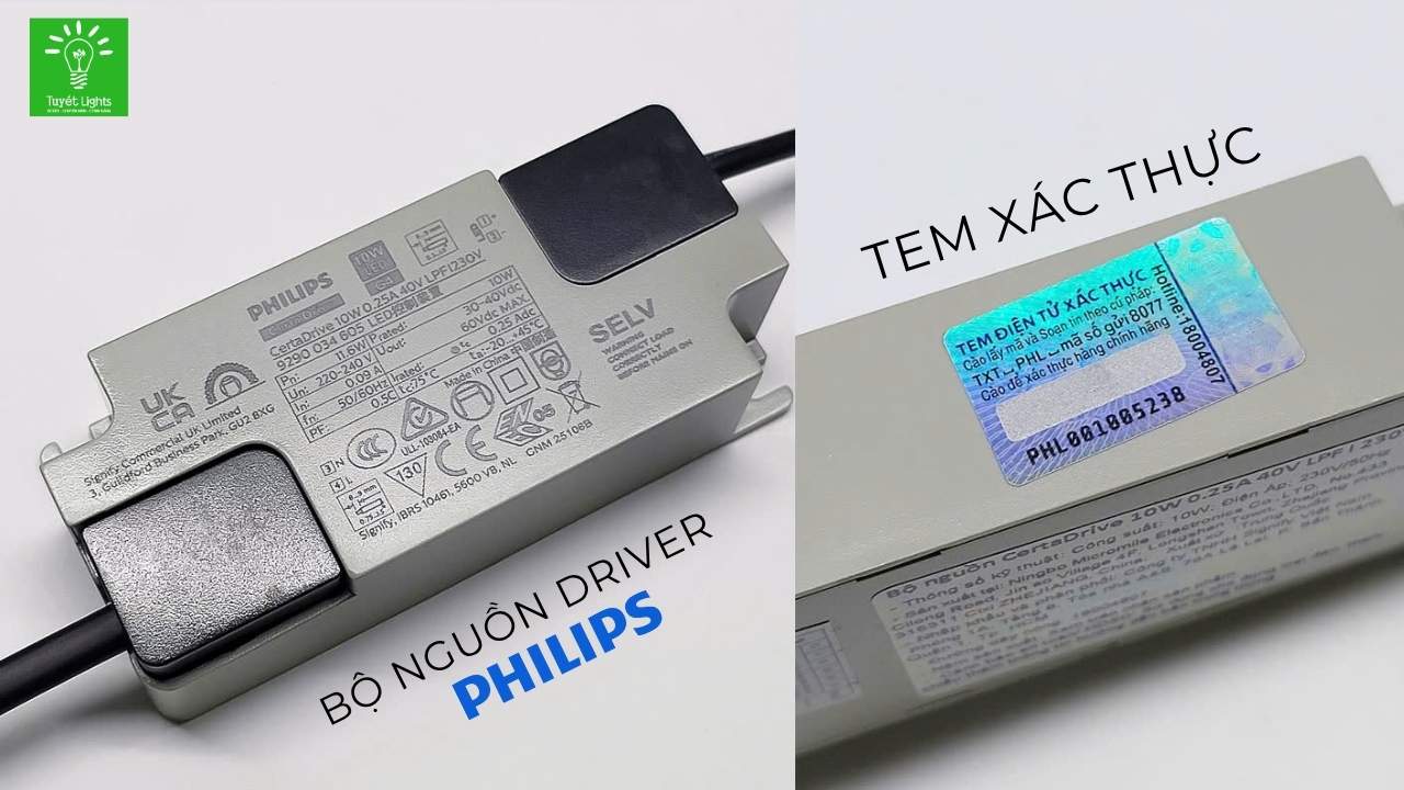 Tem xác thực chính hãng Philips